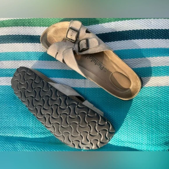 ๐โจHP๐โจ Birkenstock Betula Suede Two buckle Sandals - Light Tan - Picture 9 of 14